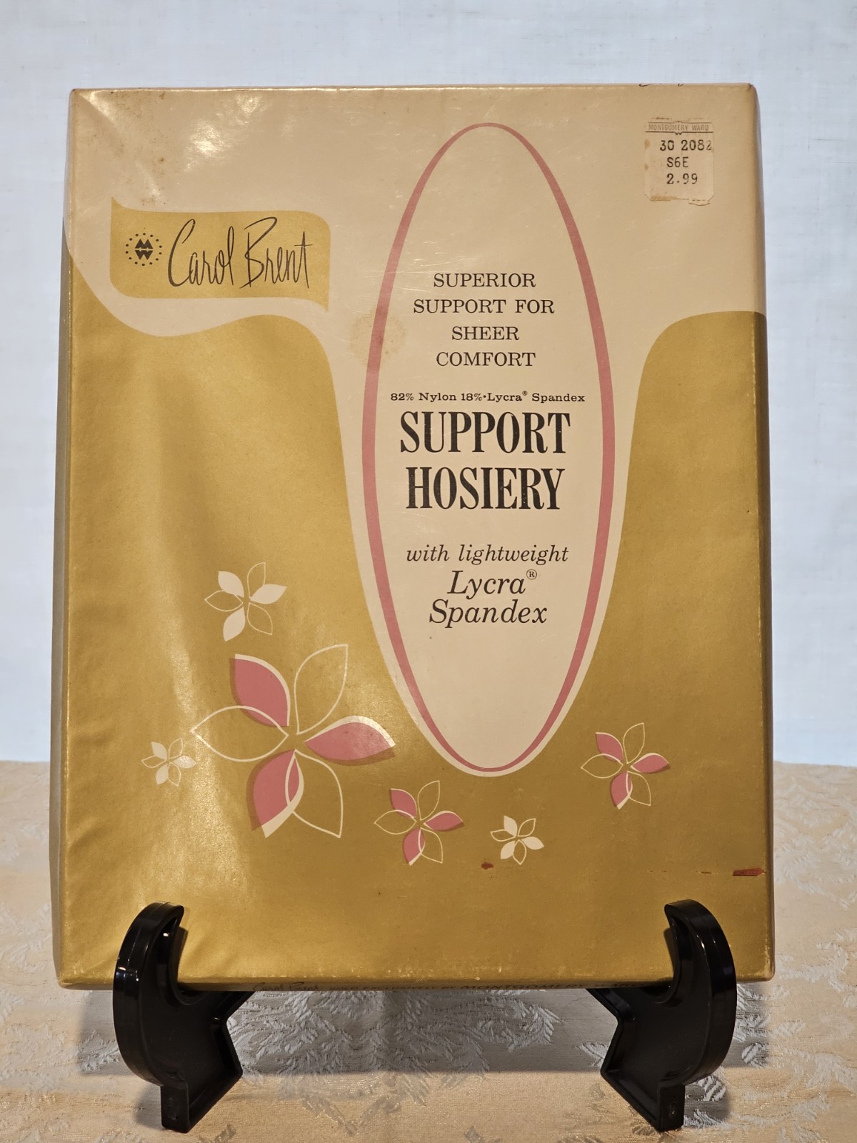 Carol Brent Seamless Thigh High Support Hosiery Soft Taupe 11-12 Long