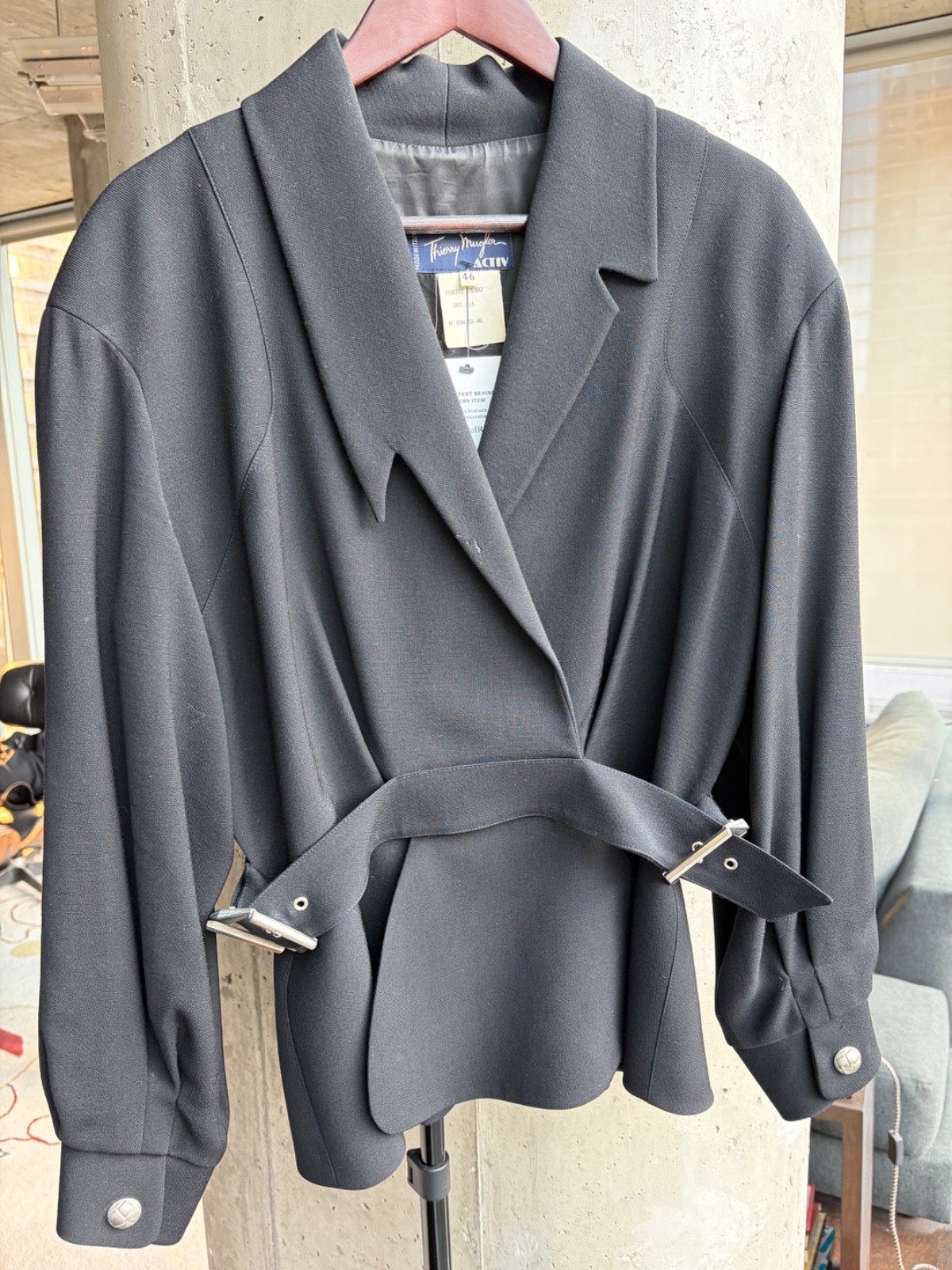 Vintage Thierry Mugler Women&rsquo;s Jacket Late 1980&rsquo;s- Early 1990&rsquo;s in XL FR46