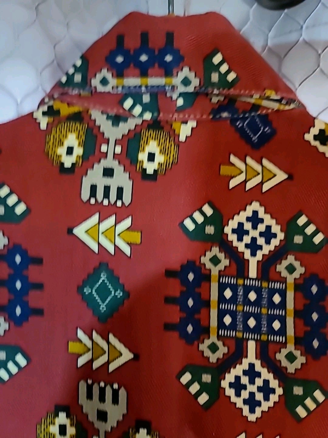 Vintage Blazer Aztec western denim jacket women’s Gotcha Covered Copper Button