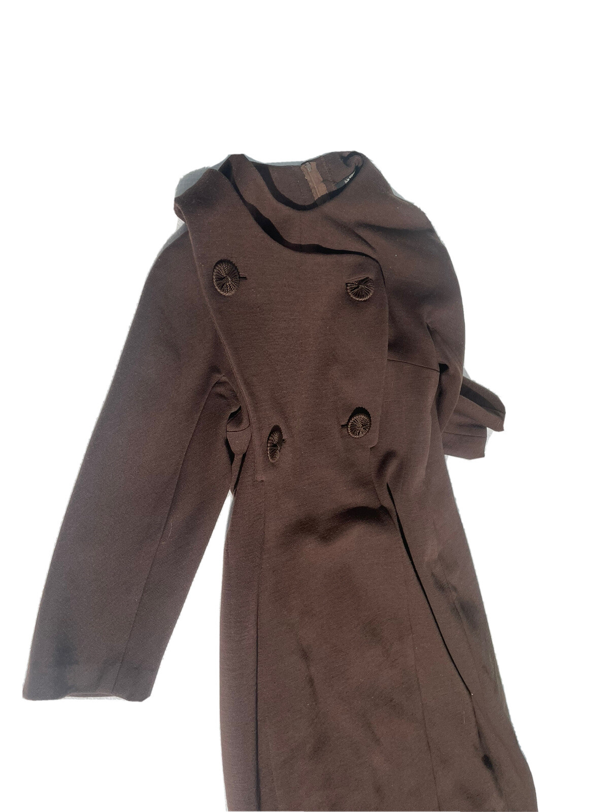 Habig Wien Size 40 Brown Autum Winter Austria dress female Chocolate 1930/50
