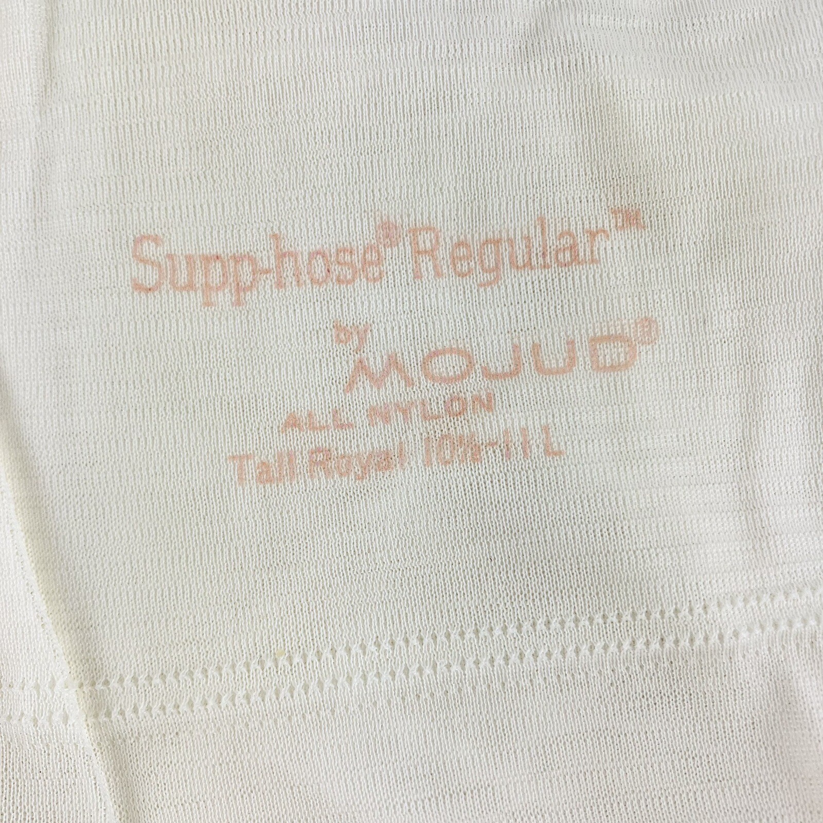 Mojud Control Panties 1960s Union Made Sheer Extra Firm Control White Large Vtg