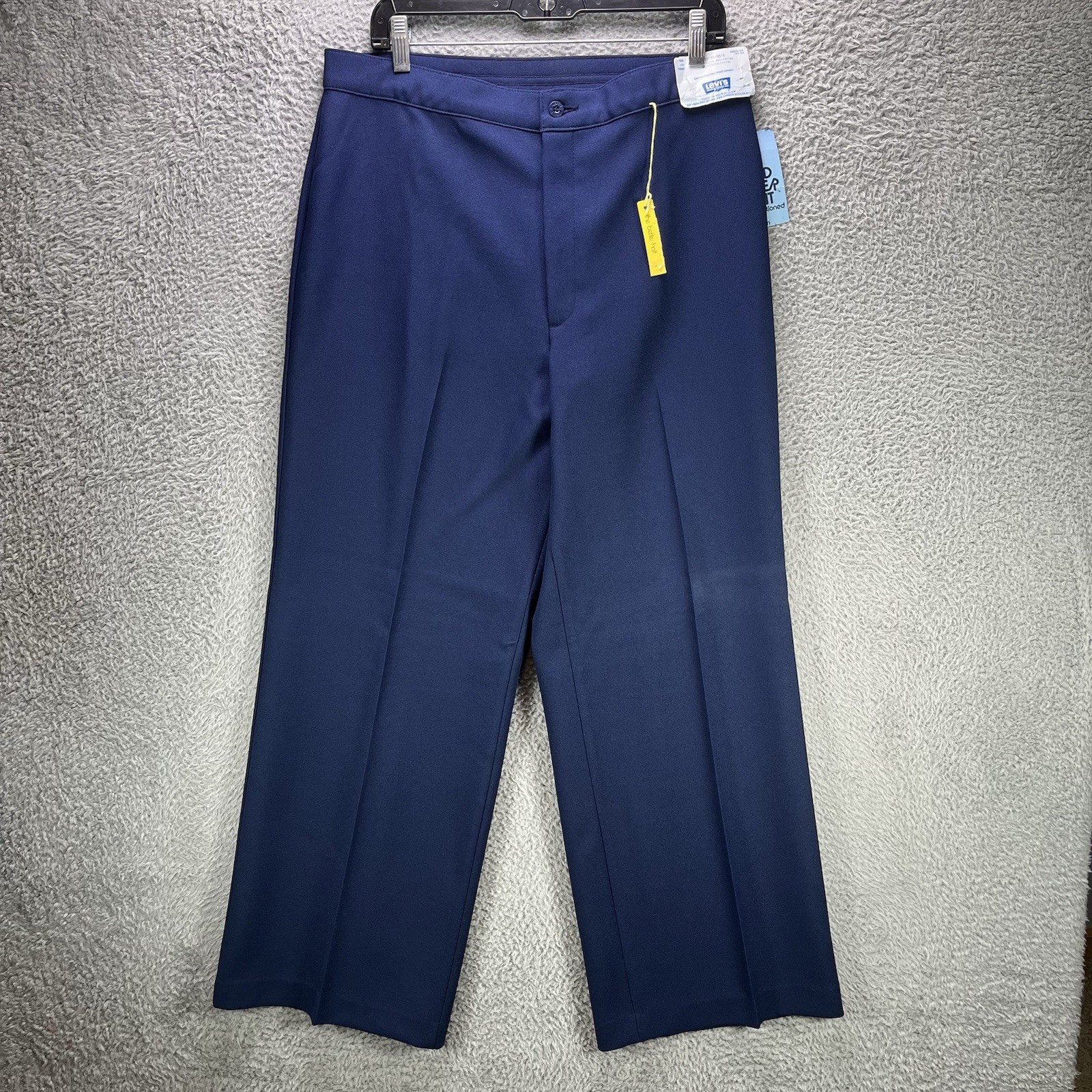 Vintage Levi&rsquo;s Bend Over Pants Womens 34×30 Blue Made in USA 70s Dacron NWT
