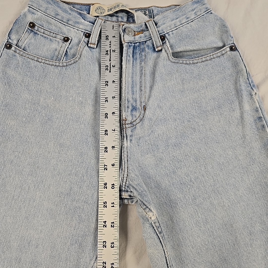 Vintage 90s GAP Jeans Women&rsquo;s Classic Fit Distressed Size 2 Tapered 23×30