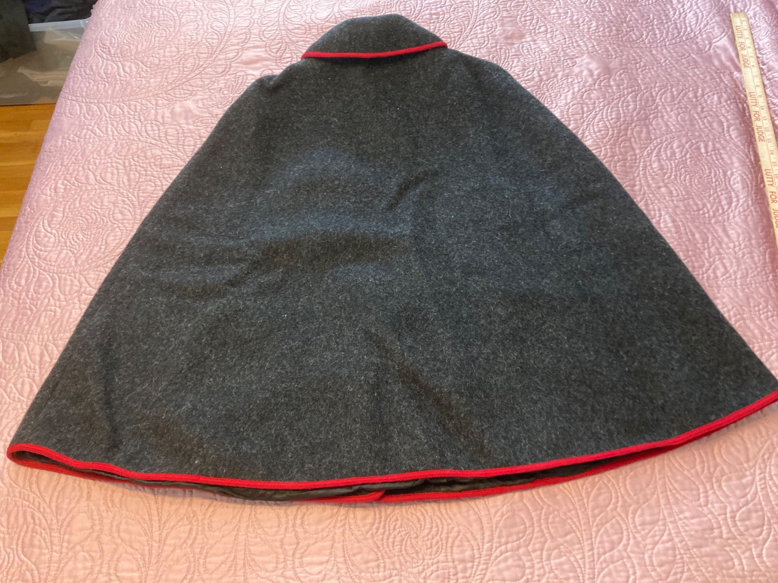 Rare Vintage Teller Coat Austria Cape 4 1960s Winter Olympics Austrian Ski Team