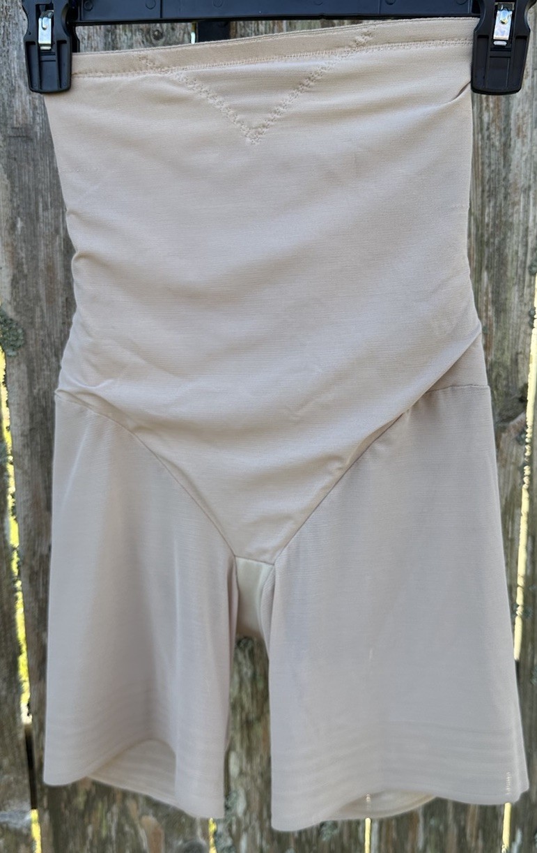 Miraclesuit HIGH WAIST Girdle Shaper Smooth Beige Nylon/Spandex 2789 Size M