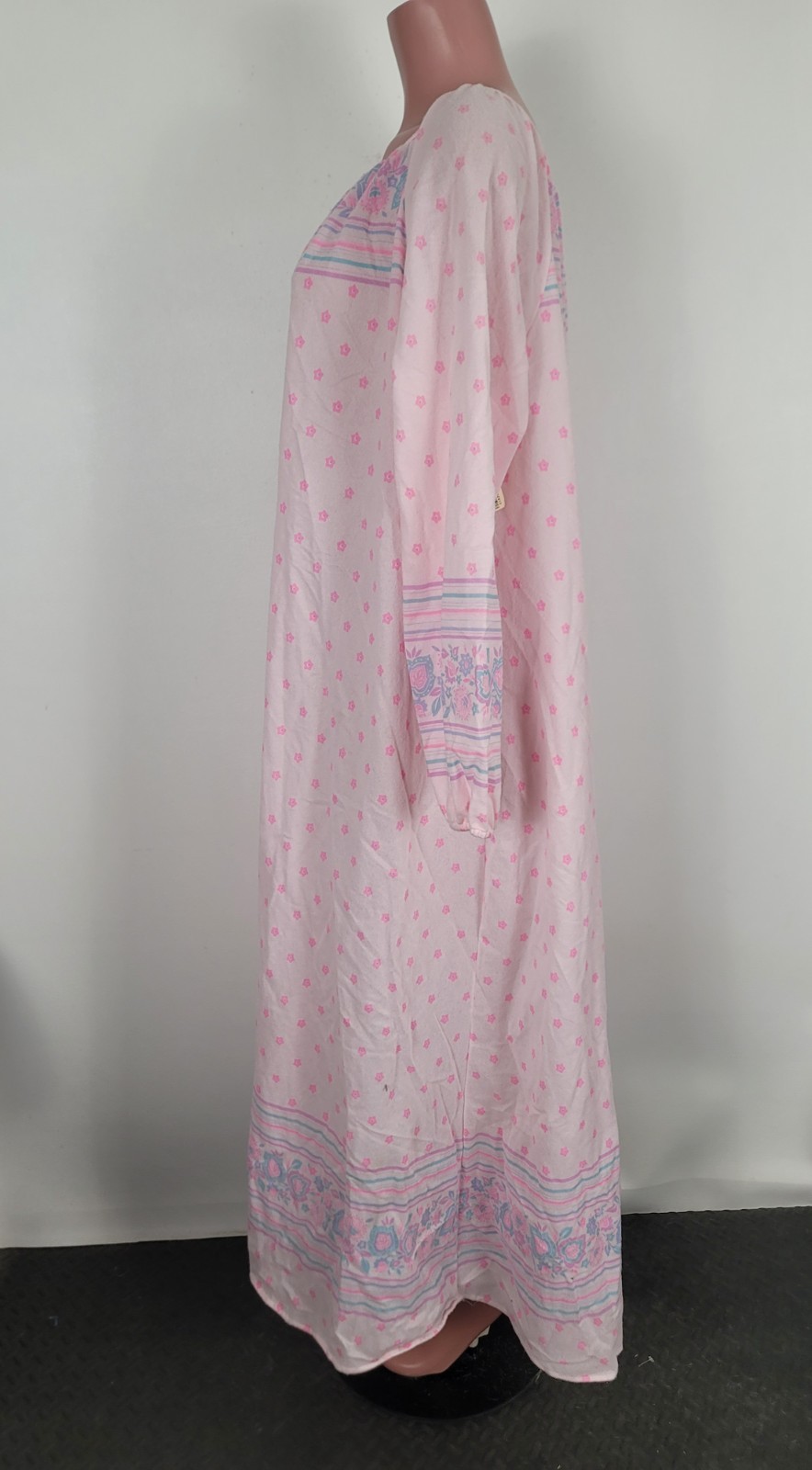 Vintage DANNI Of New York Soft Acetate Long Nightgown Women&rsquo;s 24W NOS Modest