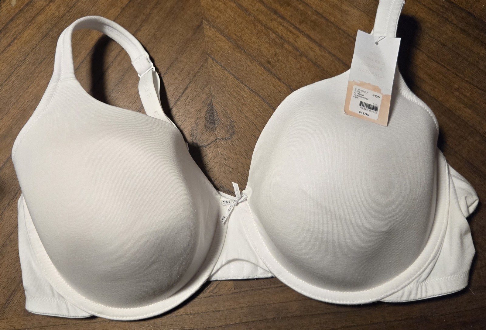 Cacique Gray Lace Lightly Lined T Shirt Bra Size 44DD NWT Flaw
