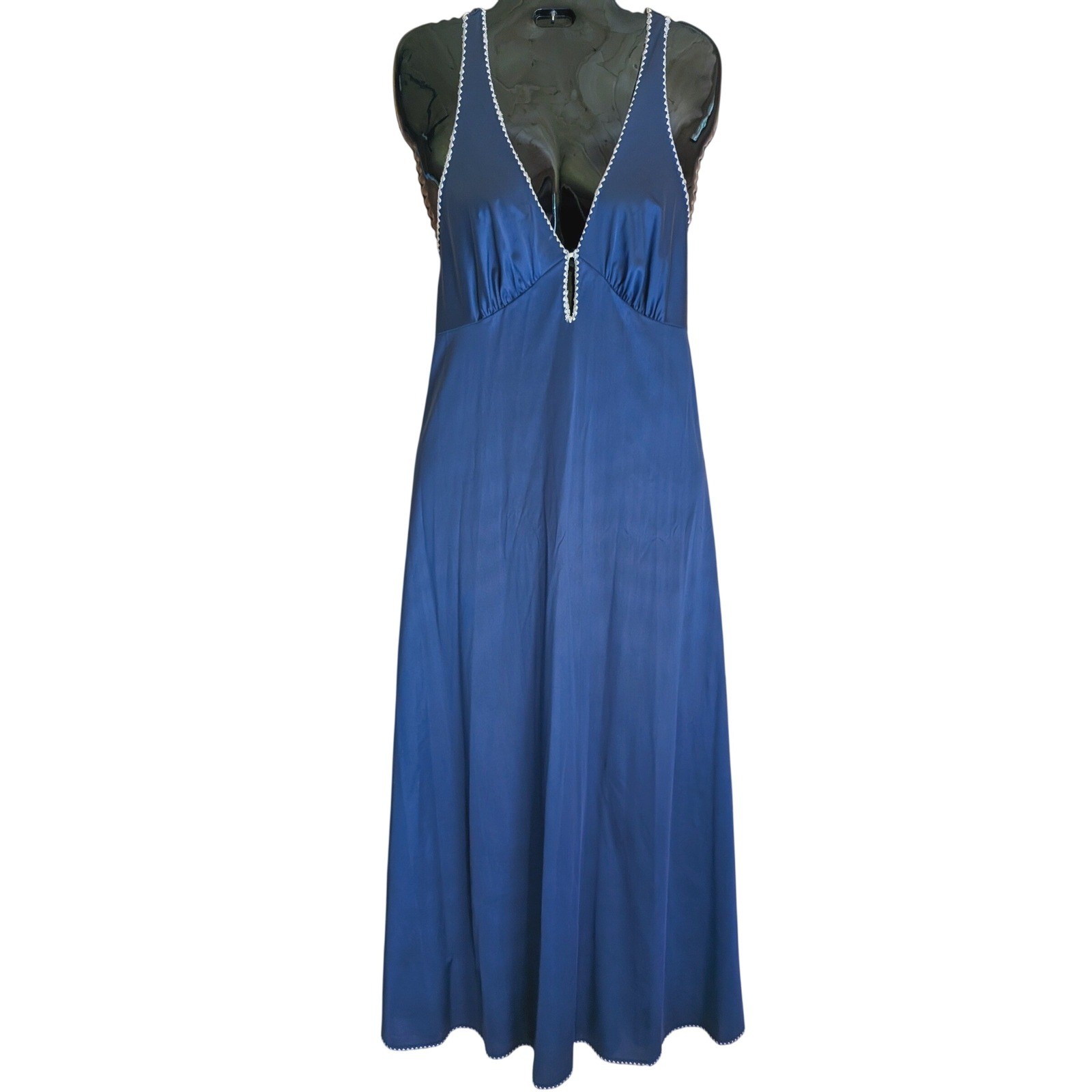 Vintage Vanity Fair Nightgown Sz S M L Glamour Maxi Slip Dress Silky Luxurious