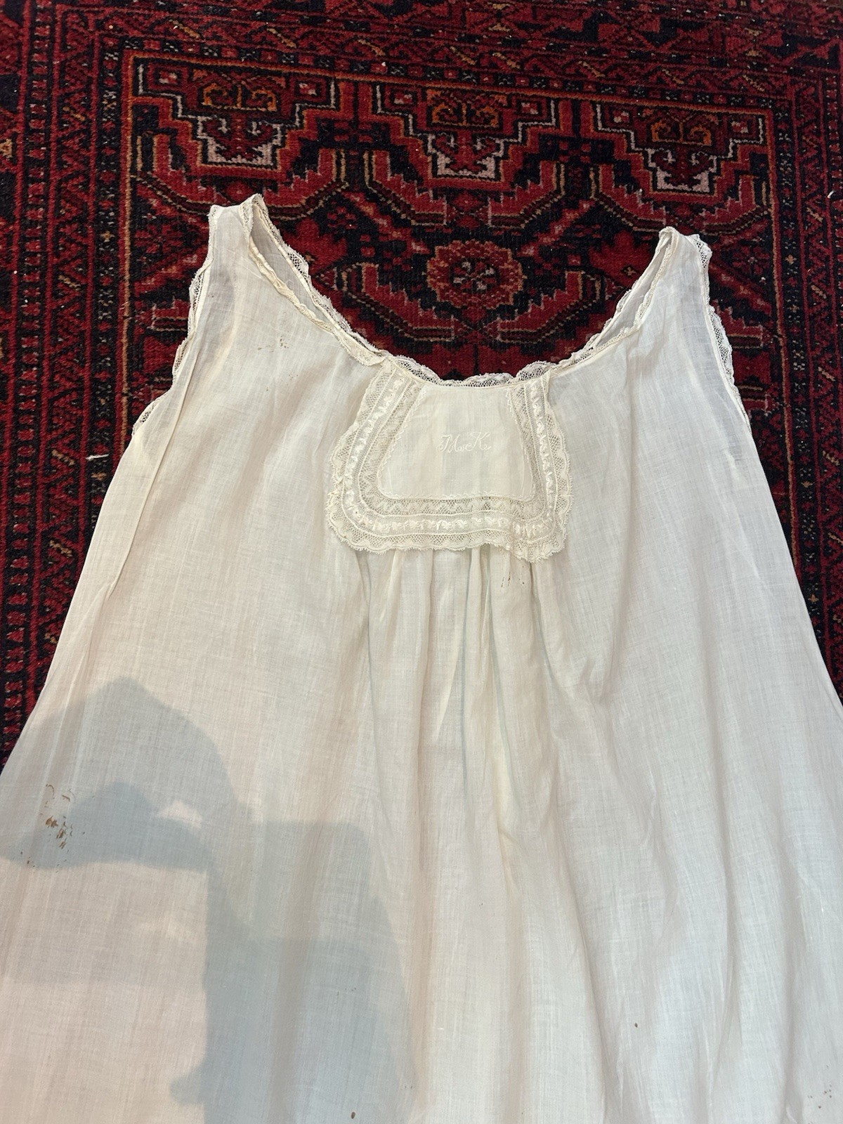 LOT OF 6 EDWARDIAN VICTORIAN PRAIRIE LINGERIE SLIP NIGHTGOWN THRASHED AS-IS