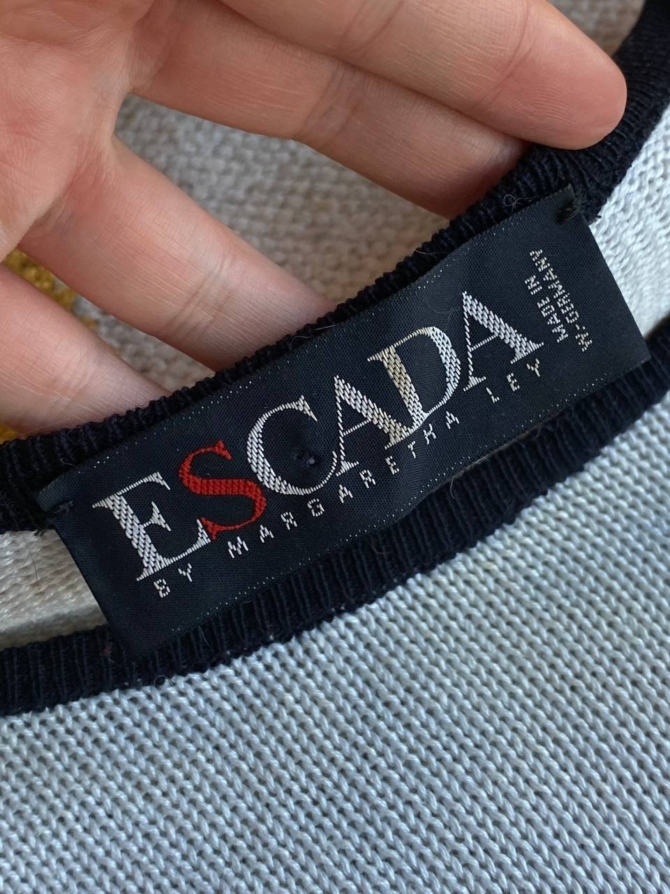Escada by Margaretha Ley Archive Sweater, 1980s West Germany, Cotton, 36