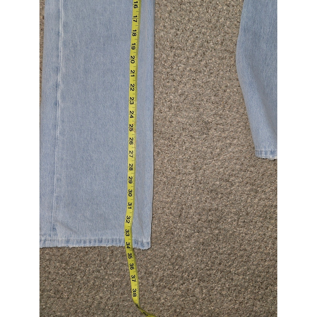 Vervet Light Blue Flared Boot Cut Distressed Women&rsquo;s Jeans Size 24