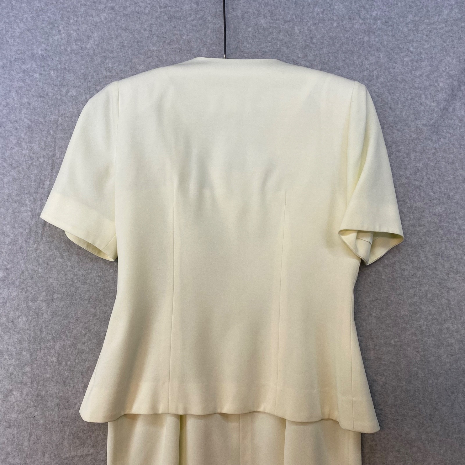 Vintage Warren Petites Size 4 • Beaded Dress With Jacket • Cream • Bridal