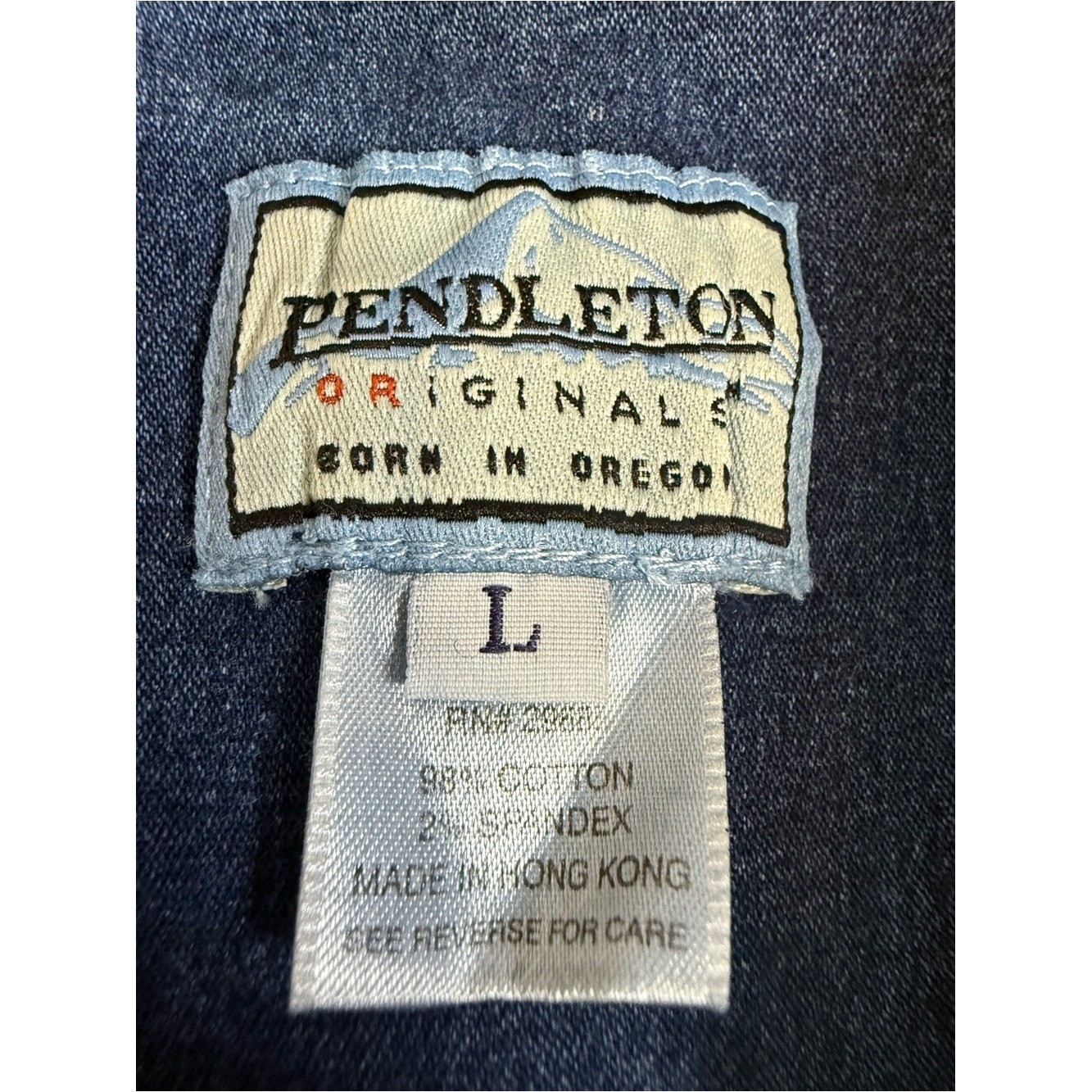 Pendleton Originals Vintage 1990s Denim Jacket – Women&rsquo;s Large