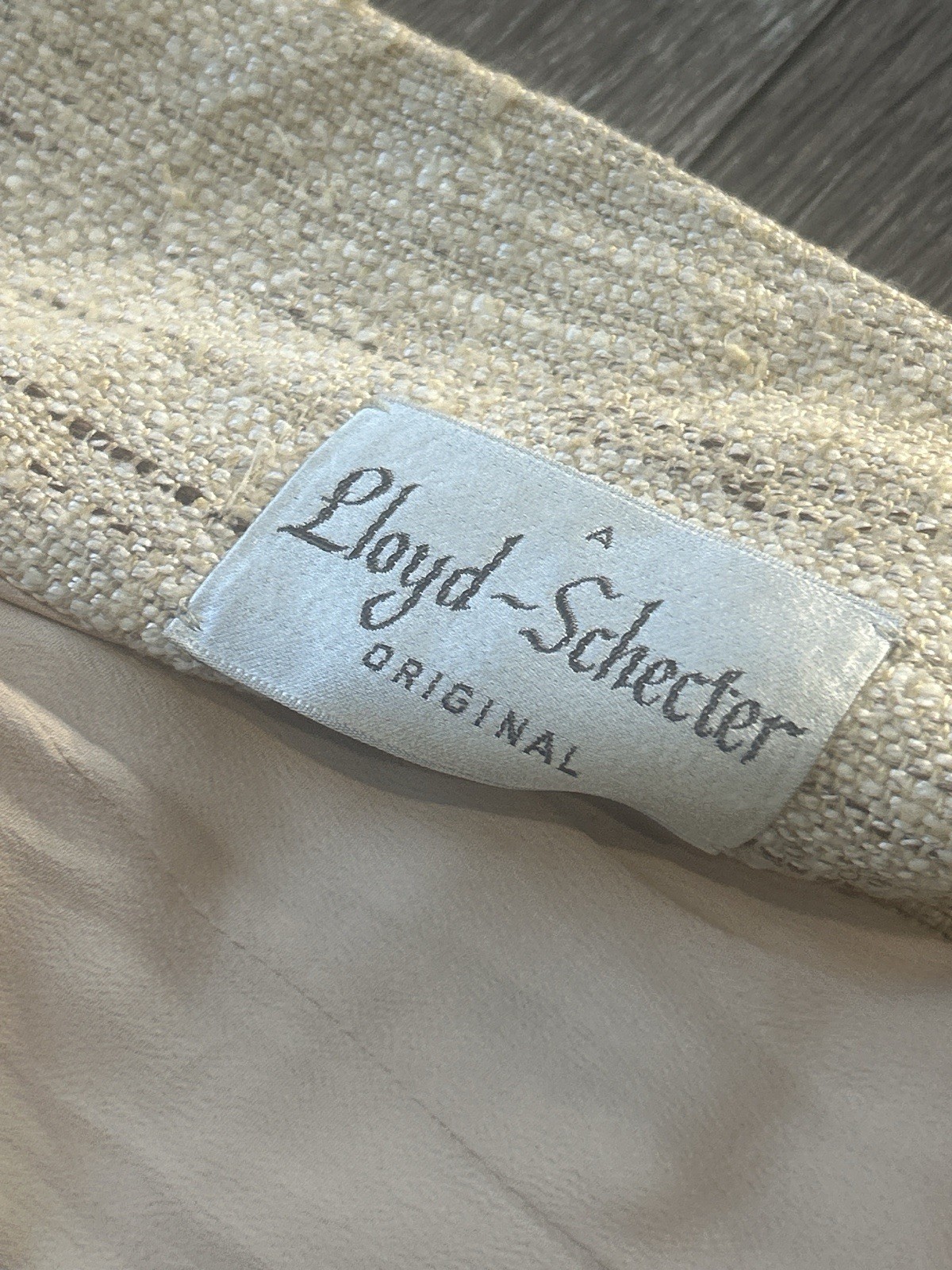 Vintage Lloyd Schaeffer Cropped Tweed Jacket Cream 60s 70s Mod Blazer