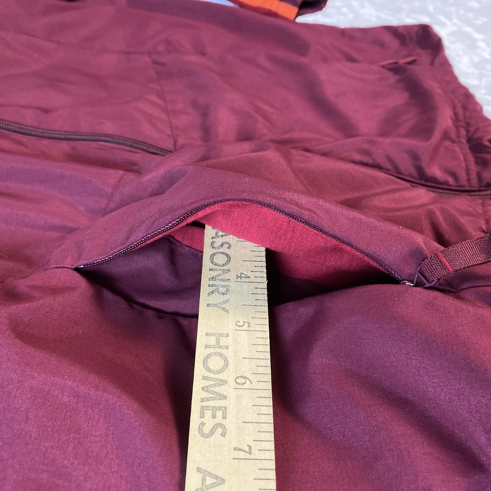 Vintage 1980s Catalina Activewear Jacket Women’s S Maroon Striped Hong Kong