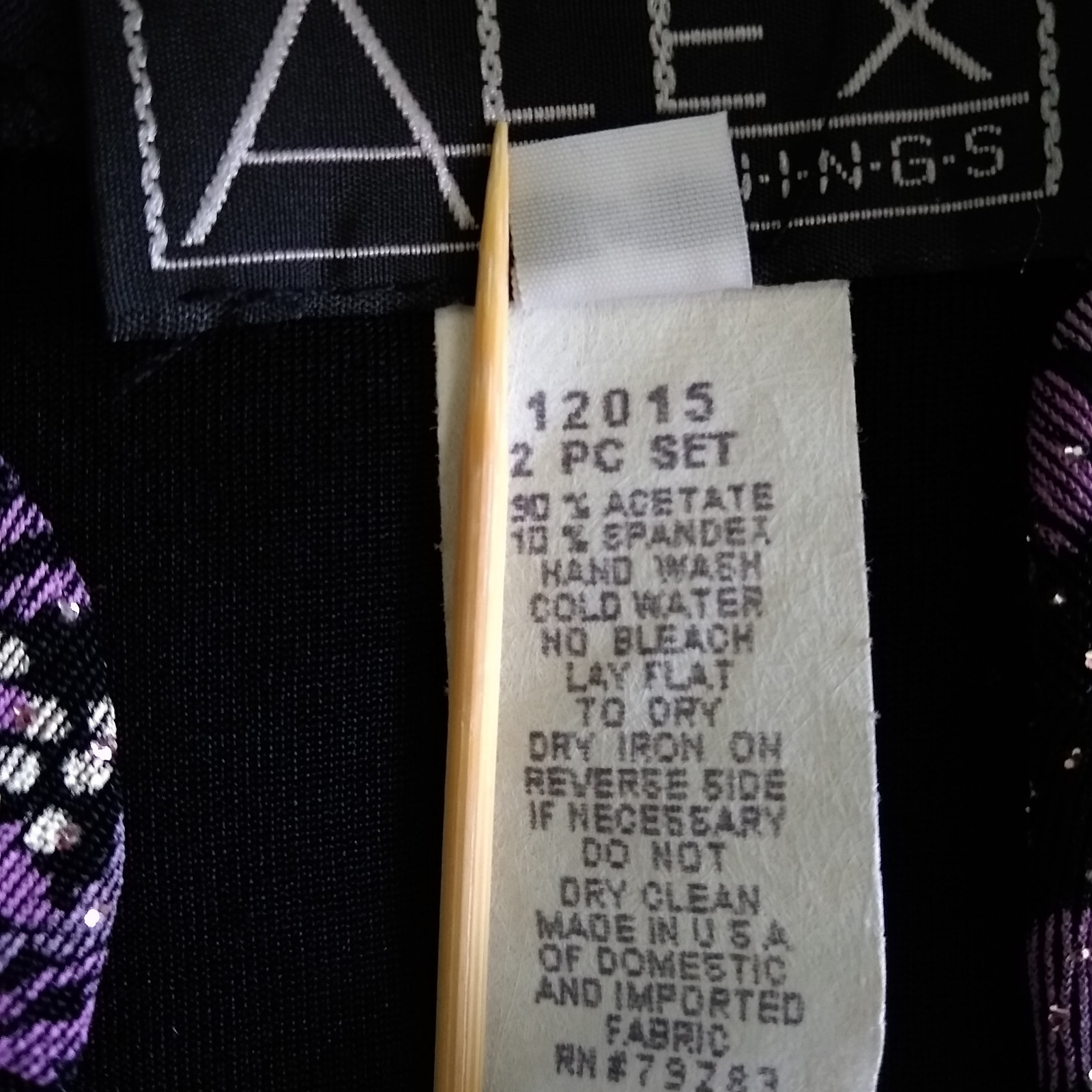 Alex Evenings Open Dinner Jacket Womens S Sequins Floral Glam Elegant Vtg USA