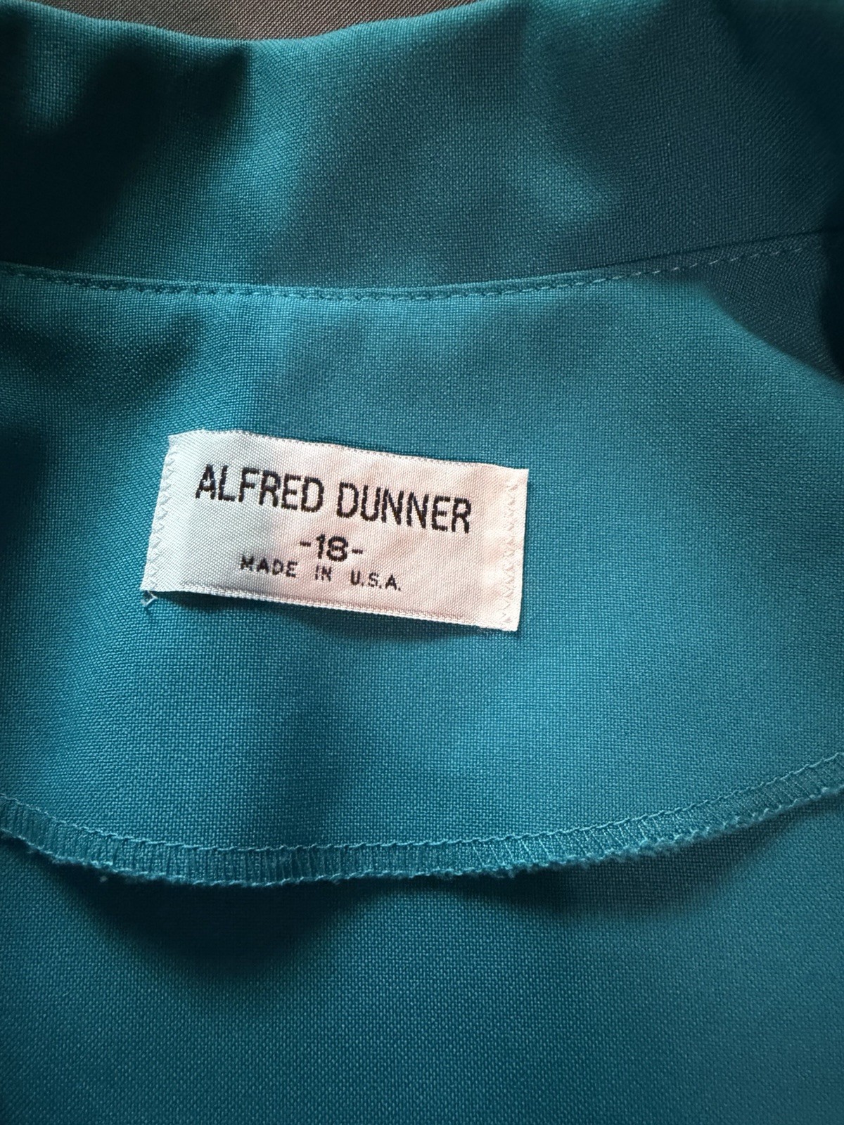 Vintage 2 Piece Alfred Dunner Turquoise Blazer and Skirt Set