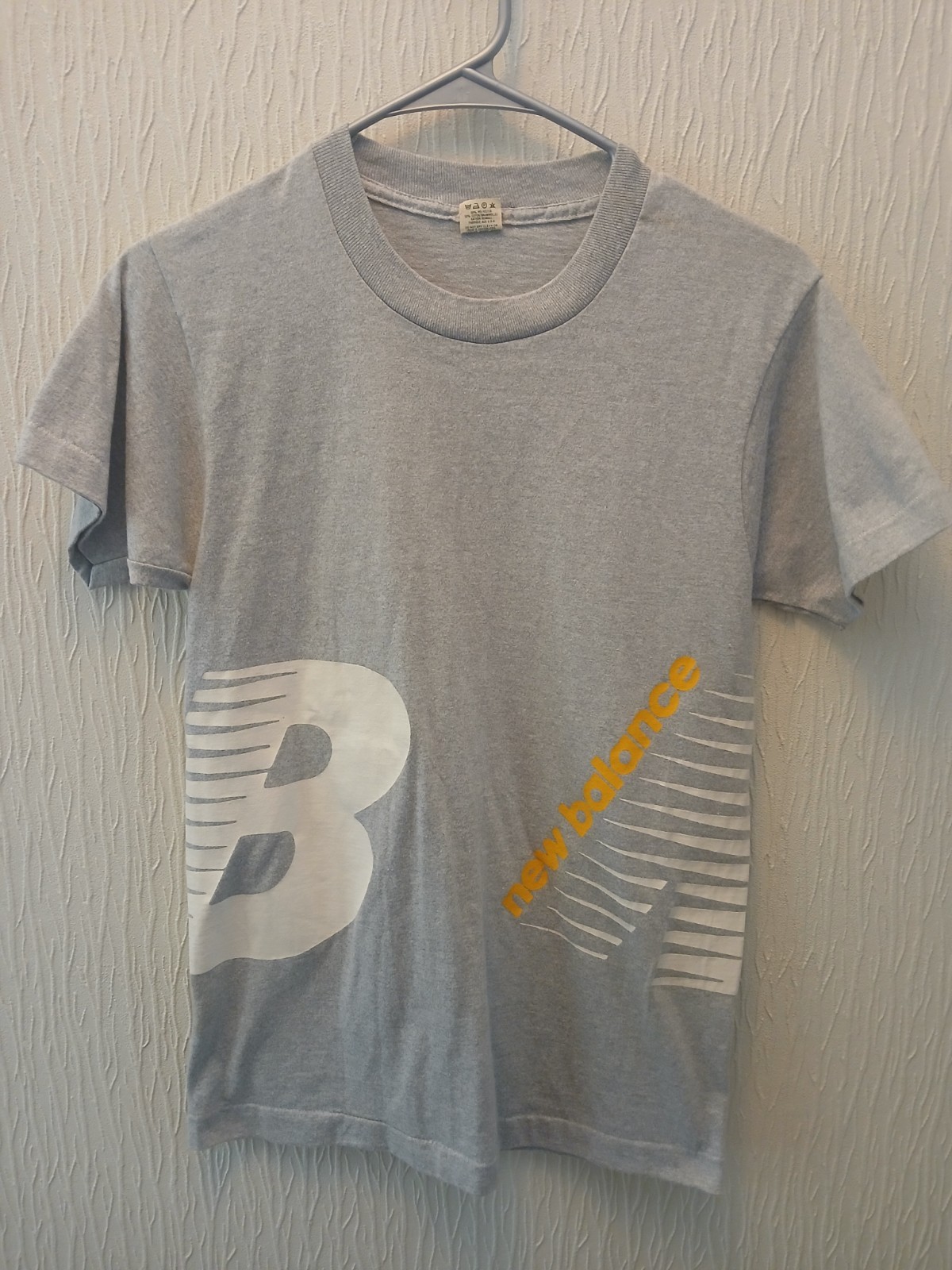 Vintage New Balance 80s/90s Tshirt Screen Stars 50/50 Made In USA Unisex Small