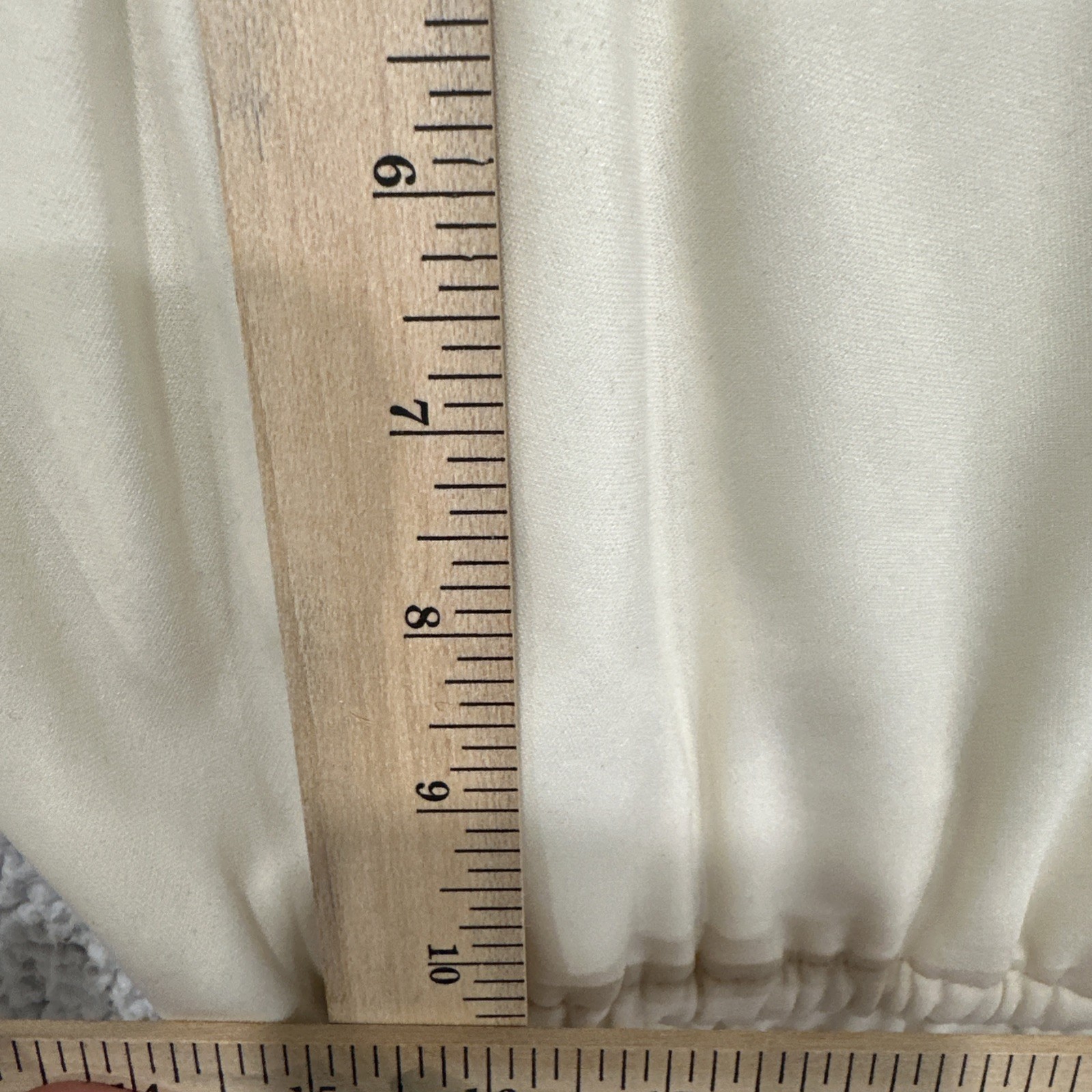Vtg 70s ILGWU Ivory Peignoir Style Dress Sheer Chiffon Lace Yoke 9/10 Cottage