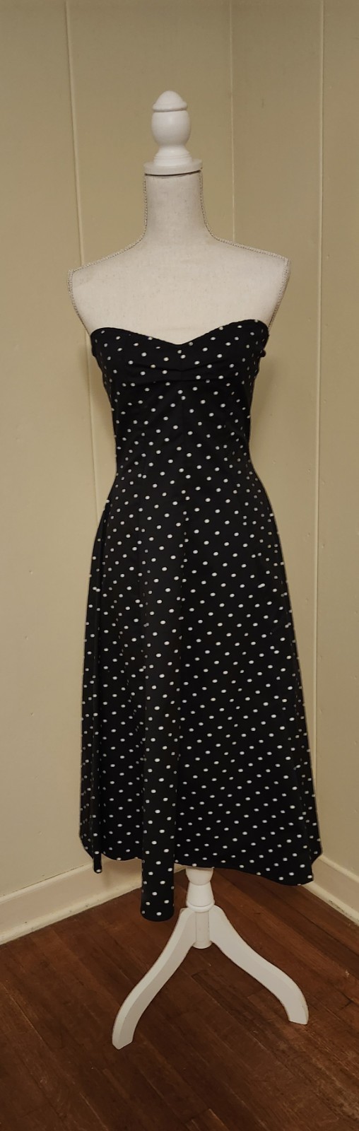 Vintage Alicia Estrada&rsquo;s Iconic L.A. Label Stop Staring! Polka Dot Dress Size M