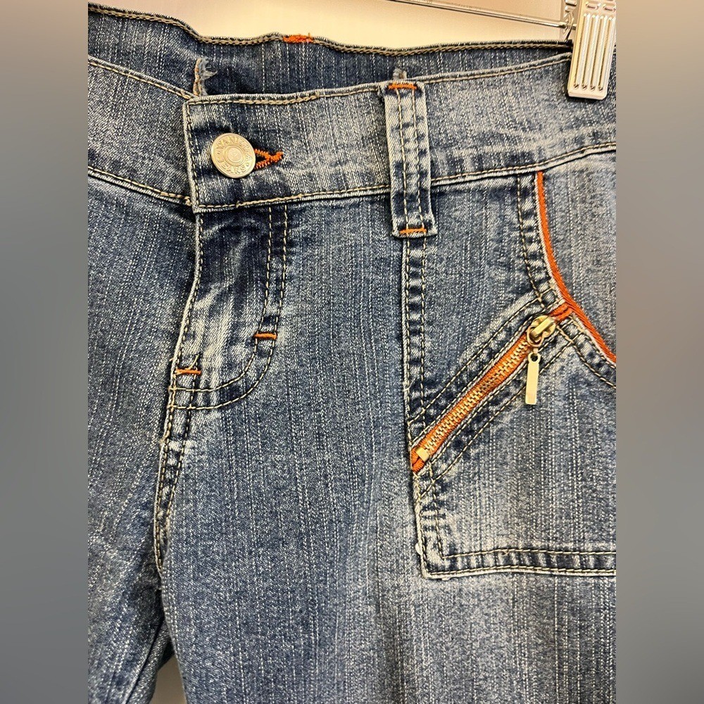 Vanilla Jeans Bootcut Low Rise Denim – Contrast Stitch Size 3