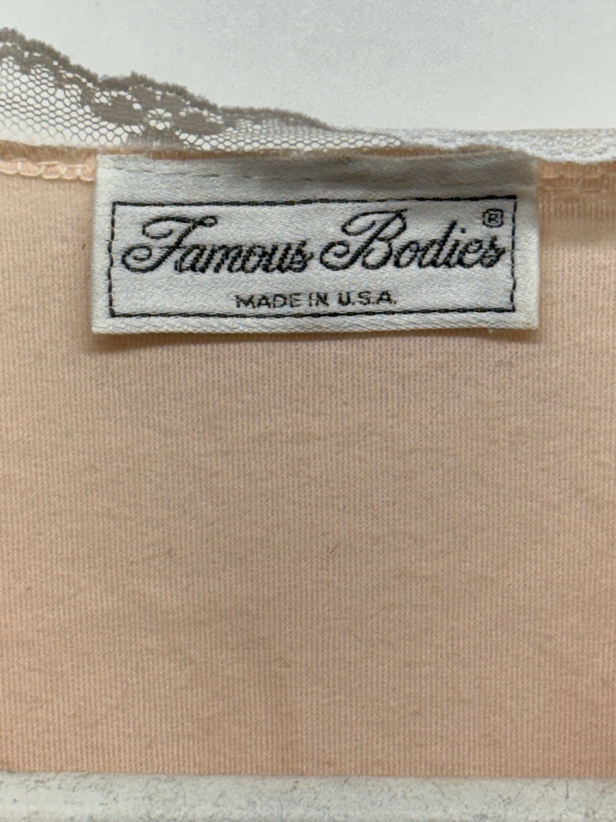 Pink Sears Famous Bodies Nightgown Women’s Size M Nylon Blend Made in USA Vtg
