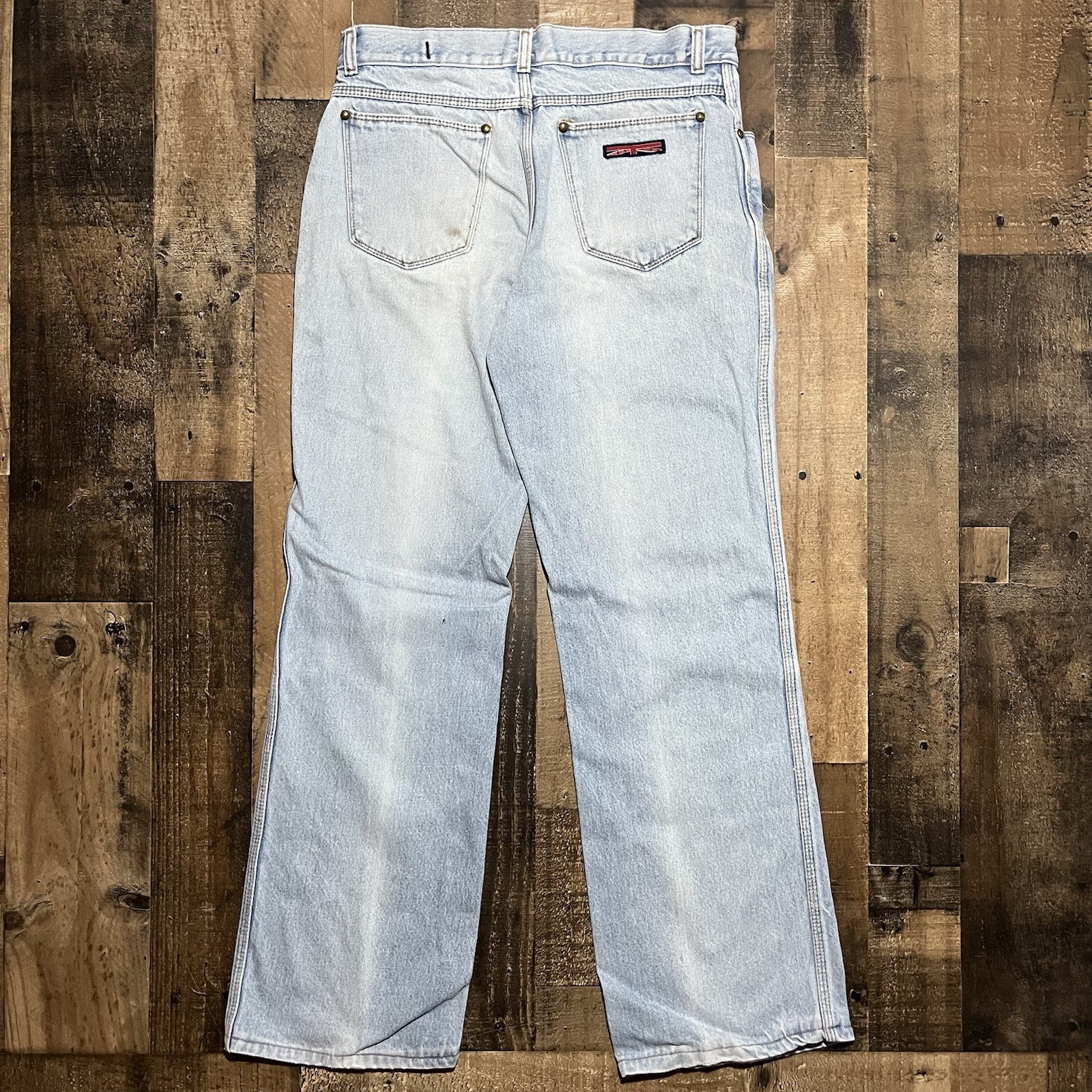 Vintage Brittania Flared Jeans Light Wash High Waisted Hippie Denim 70’s