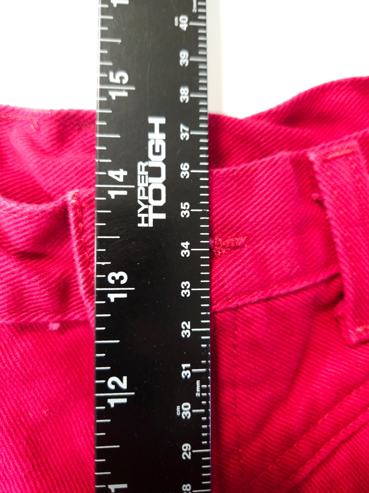 Vintage Bareback Rocky Mountain Jeans 13/14 Long Crimson Red High Waist Western