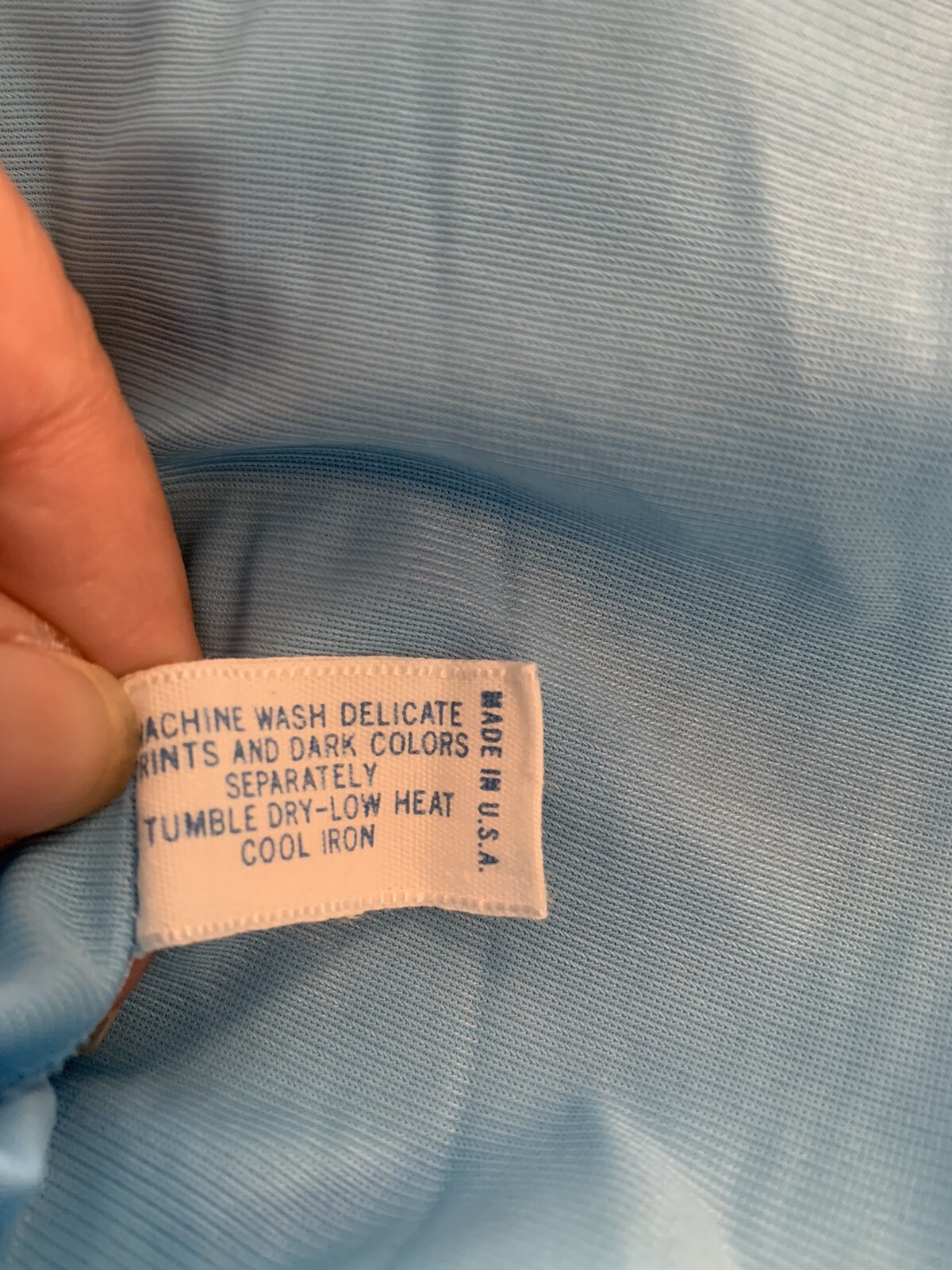 Vintage Vanity Fair Pajamas Women’s Sz 40 100% Nylon Shirt Pants Aqua Blue