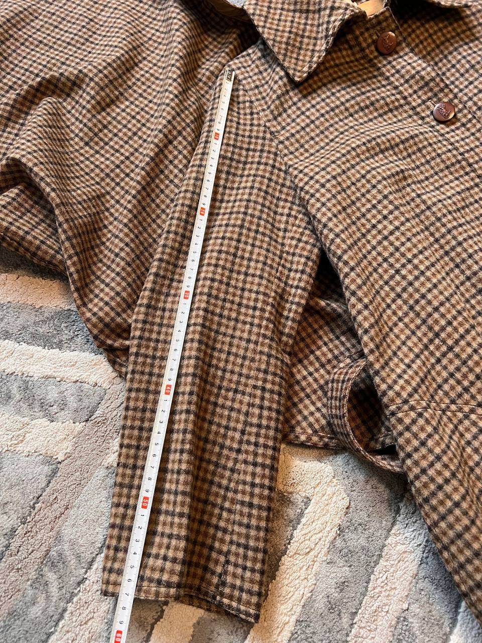 celine vintage wool coat houndstooth sherlock holmes
