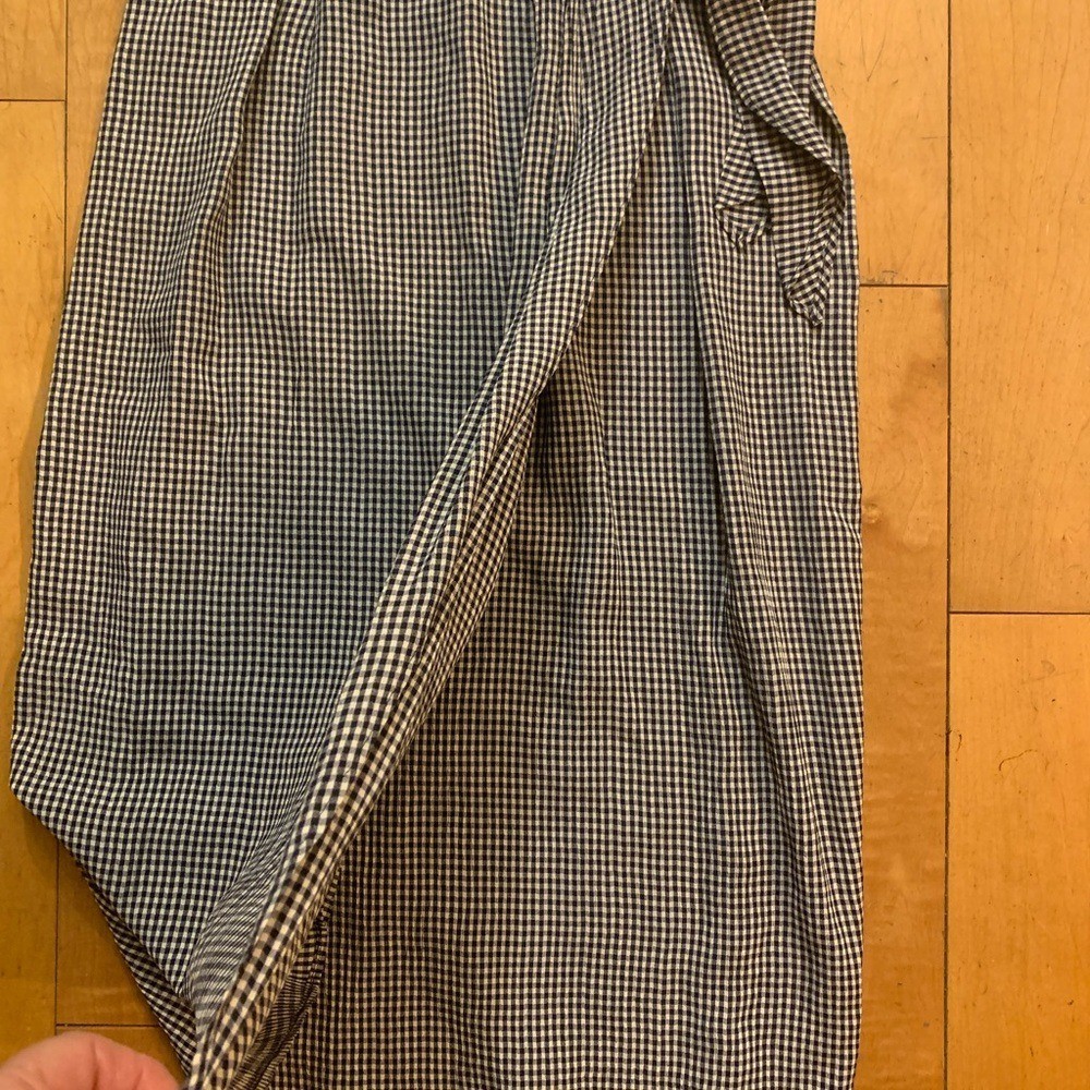 Vintage Black & White Gingham Sara Campbell Dress