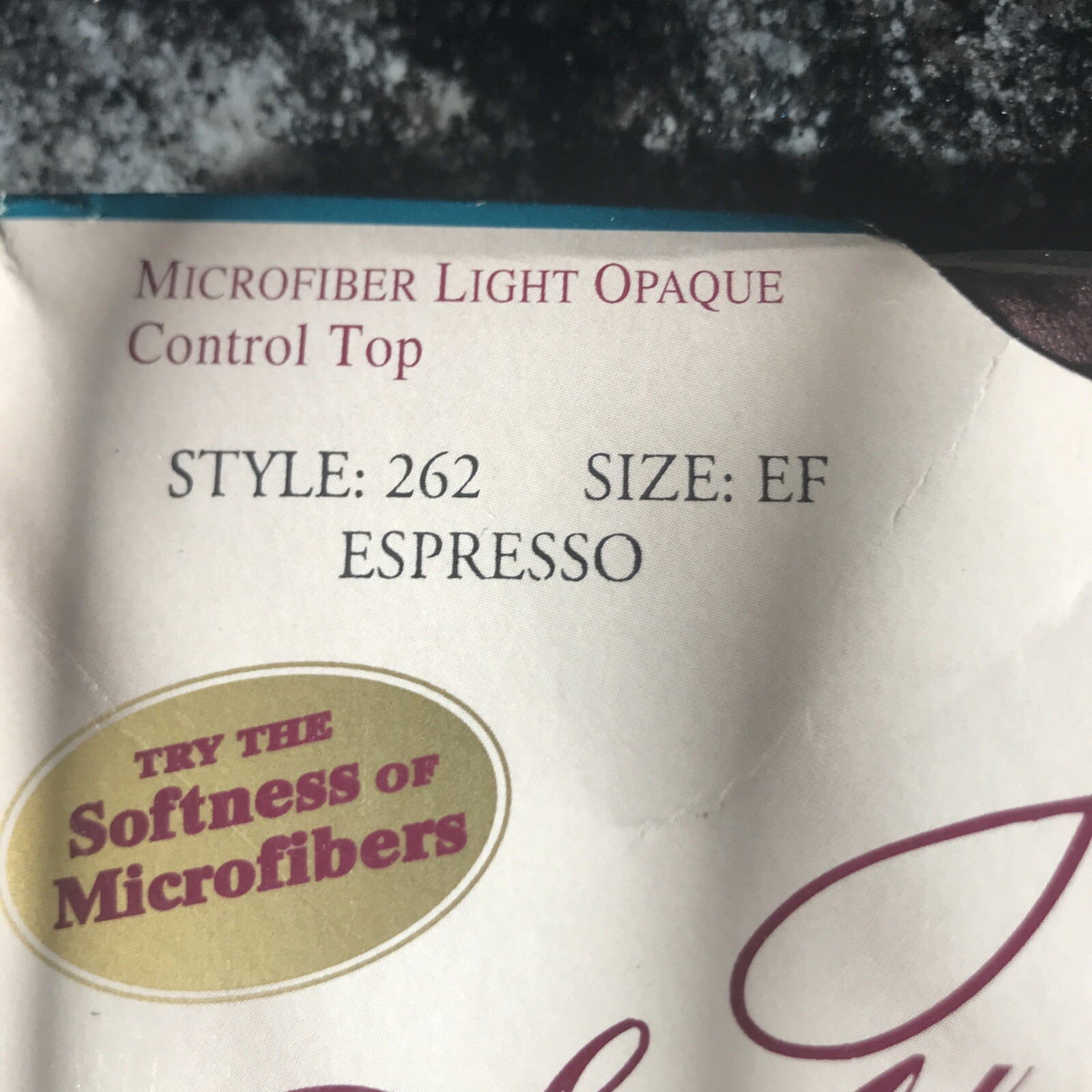 HANES Silk Reflections Soft Touch Opaques PantyHose Nylons ESPRESSO Sz EF