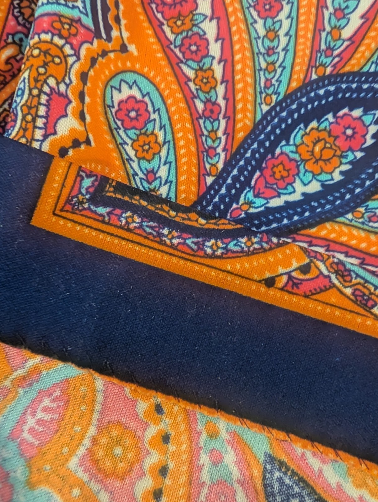 Vintage J Harlan 70s Maxi Dress Empire Waist Size M-L Psychedelic sundress boho