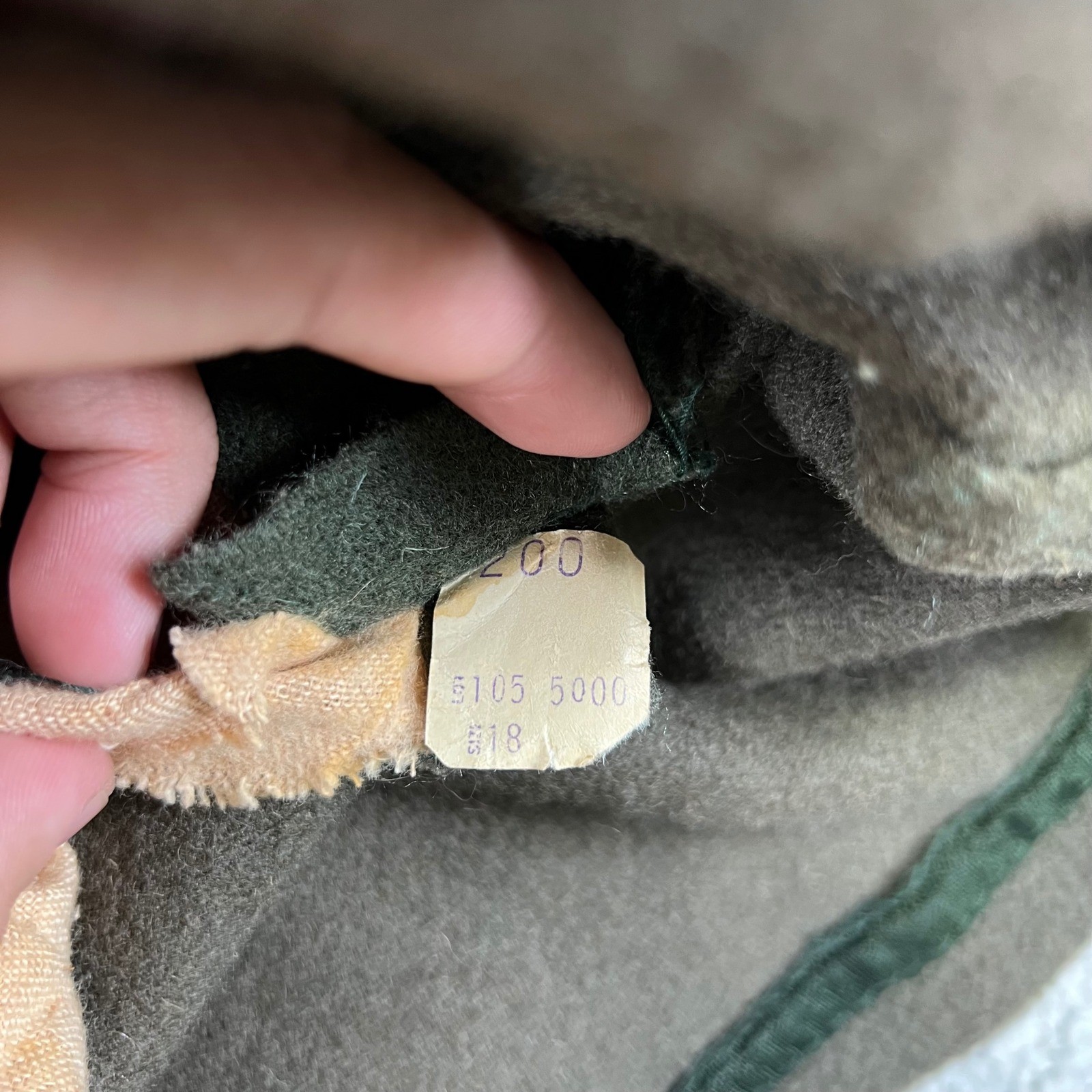 VINTAGE Schuster Camapile Jacket Womens 18 Fine Wool Camel Hair Hooded Coat 50s