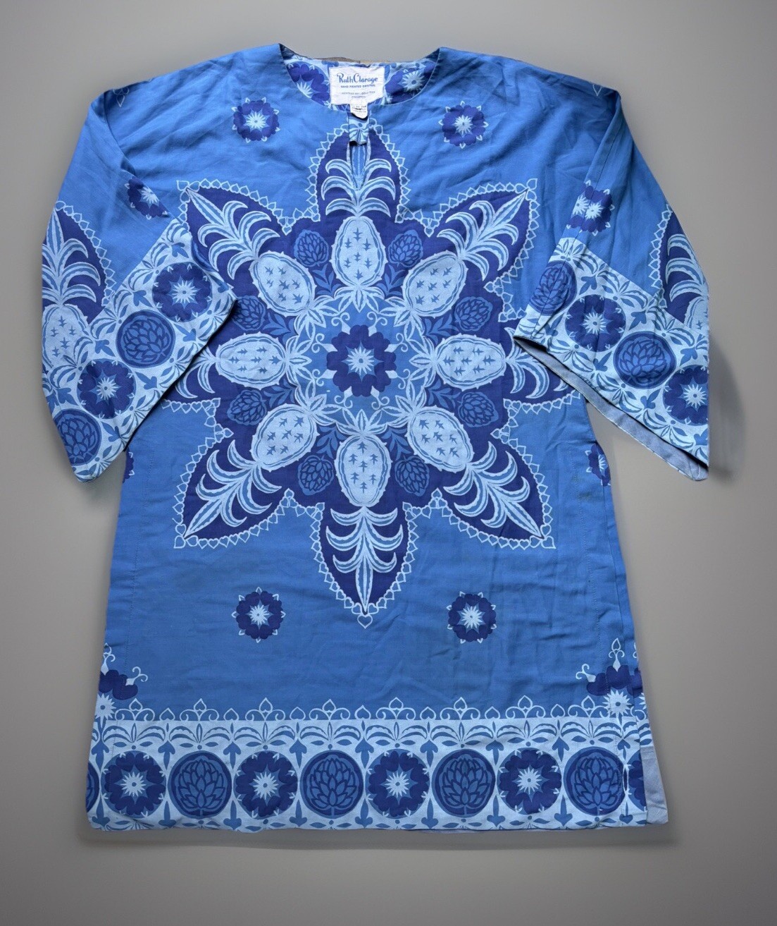 1960s Ruth Clorage HIPPY Boho Beautiful Summer/beach Dress.medium.Jamaica