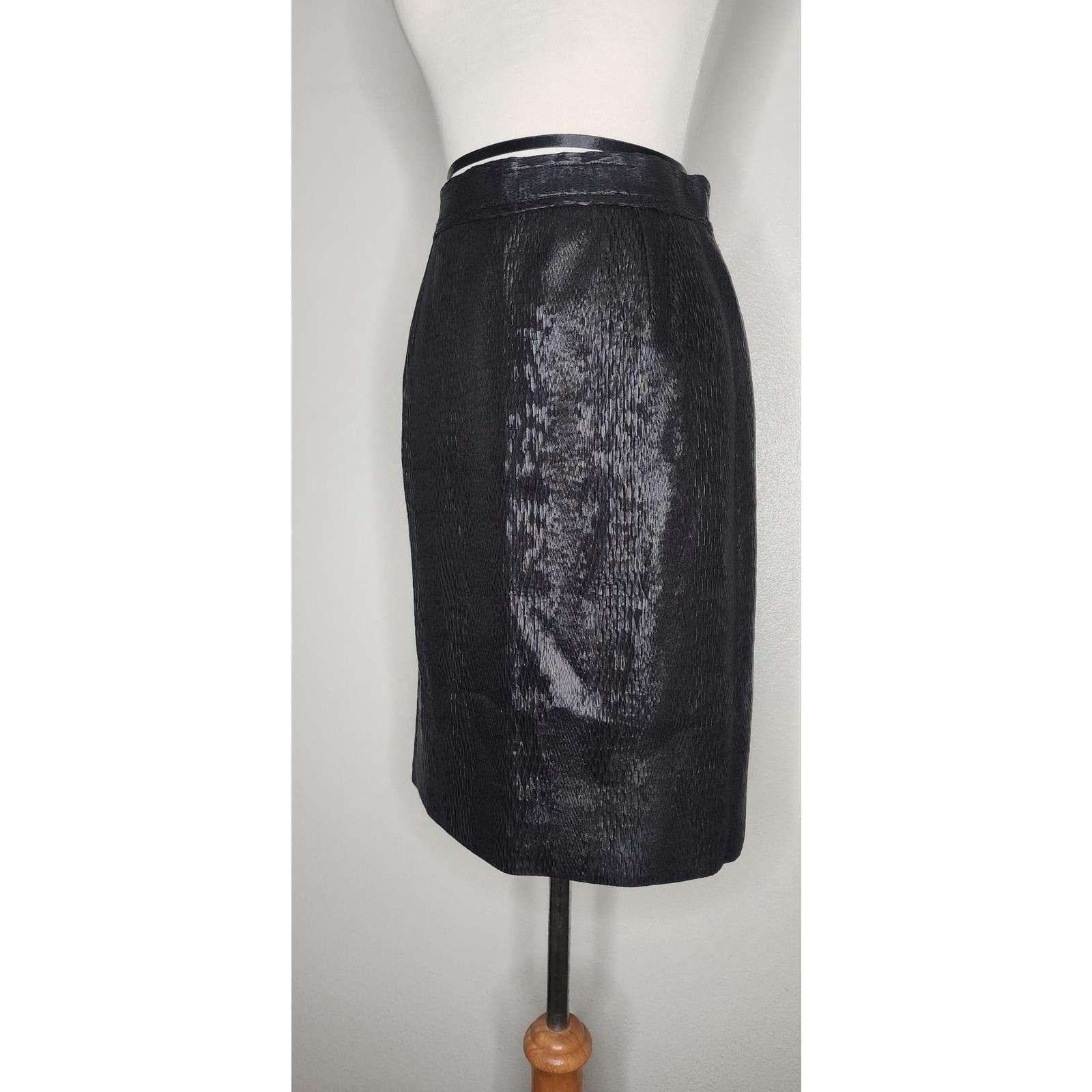 Vintage Christian Lacroix Paris Textured Pencil Skirt | Couture | Size FR 38