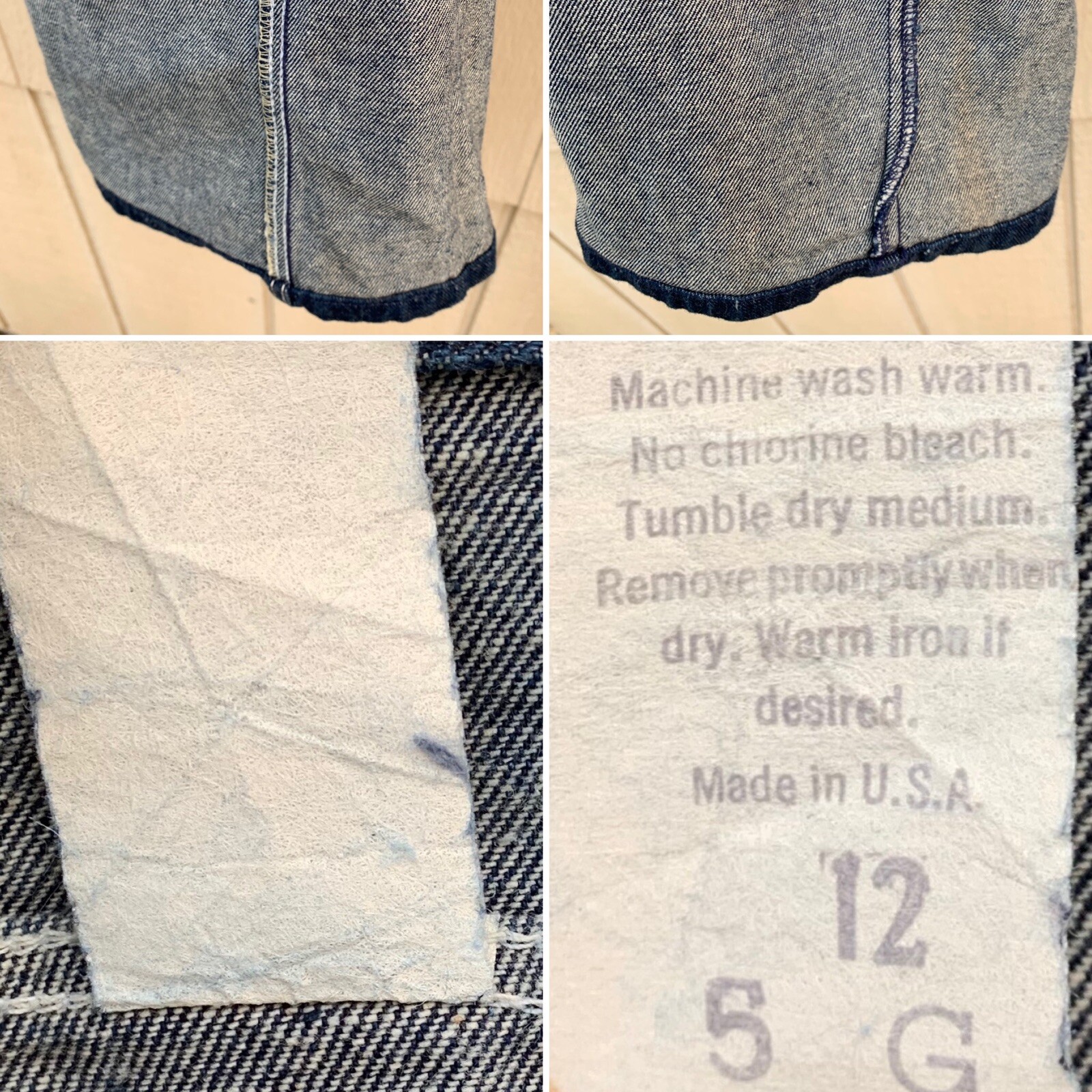 Vintage Pizzazz New York Paris Jeans High Waist 12 28 in Waist 70s 80s