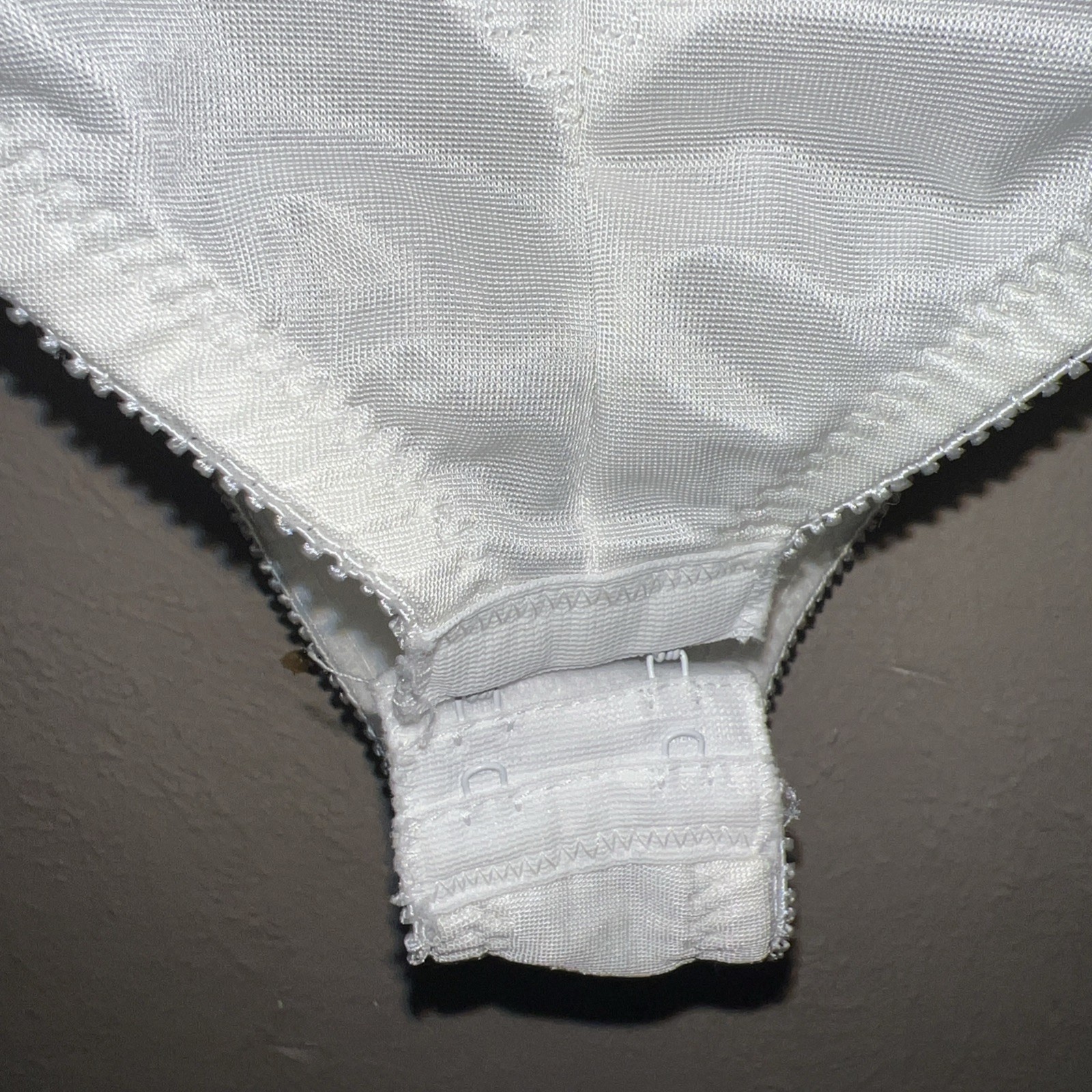 Vtg Glamorise Special Request Body Briefer 46DD 46E White Shaper Bodysuit USA