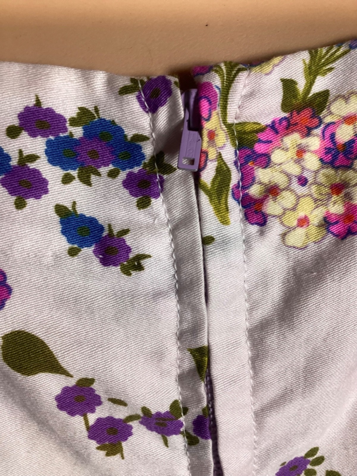 Vintage 70’s Handmade Floral Ruffle Prairie Maxi Dress Boho Hippie