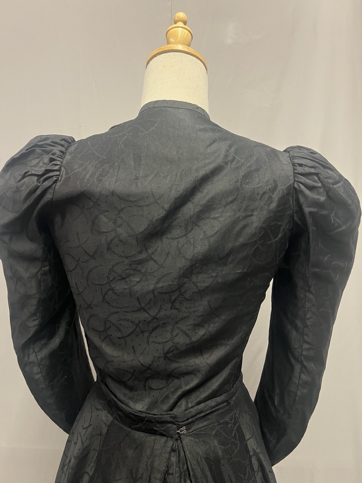 1900 Edwardian 2 Pc polished cotton Day Dress