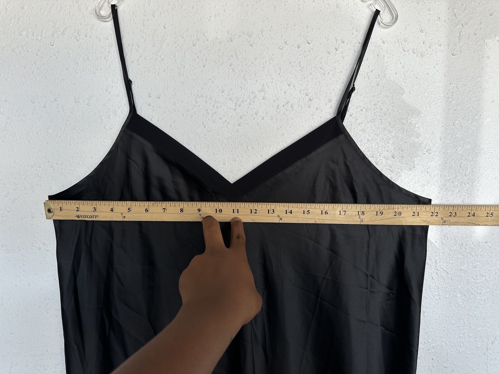 Vintage Cabernet Black Polyester Spandex Slip Dress & Robe w Belt Set Size XL