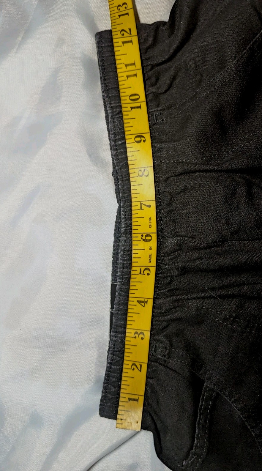 NOS MISSION BLUES 100% Cotton Black Pull On Pants Women&rsquo;s Size 12 Short PETITE