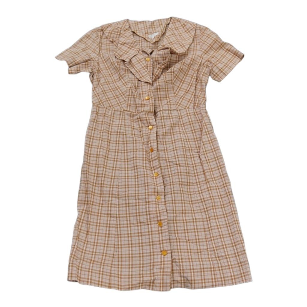 Tan 1960&rsquo;s Dress Mr. Kolbert Retro Fashion