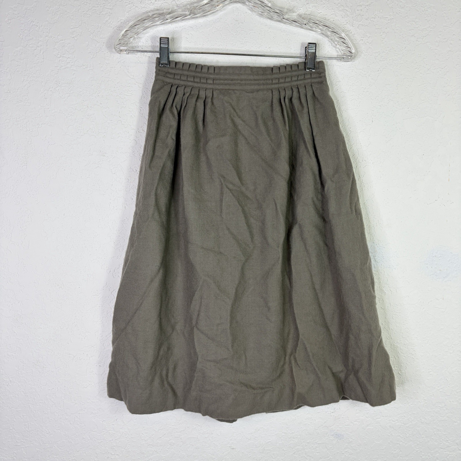 Vintage Umberto Ginocchietti Baby Alpaca Blend Skirt Size EU42(see Measurements