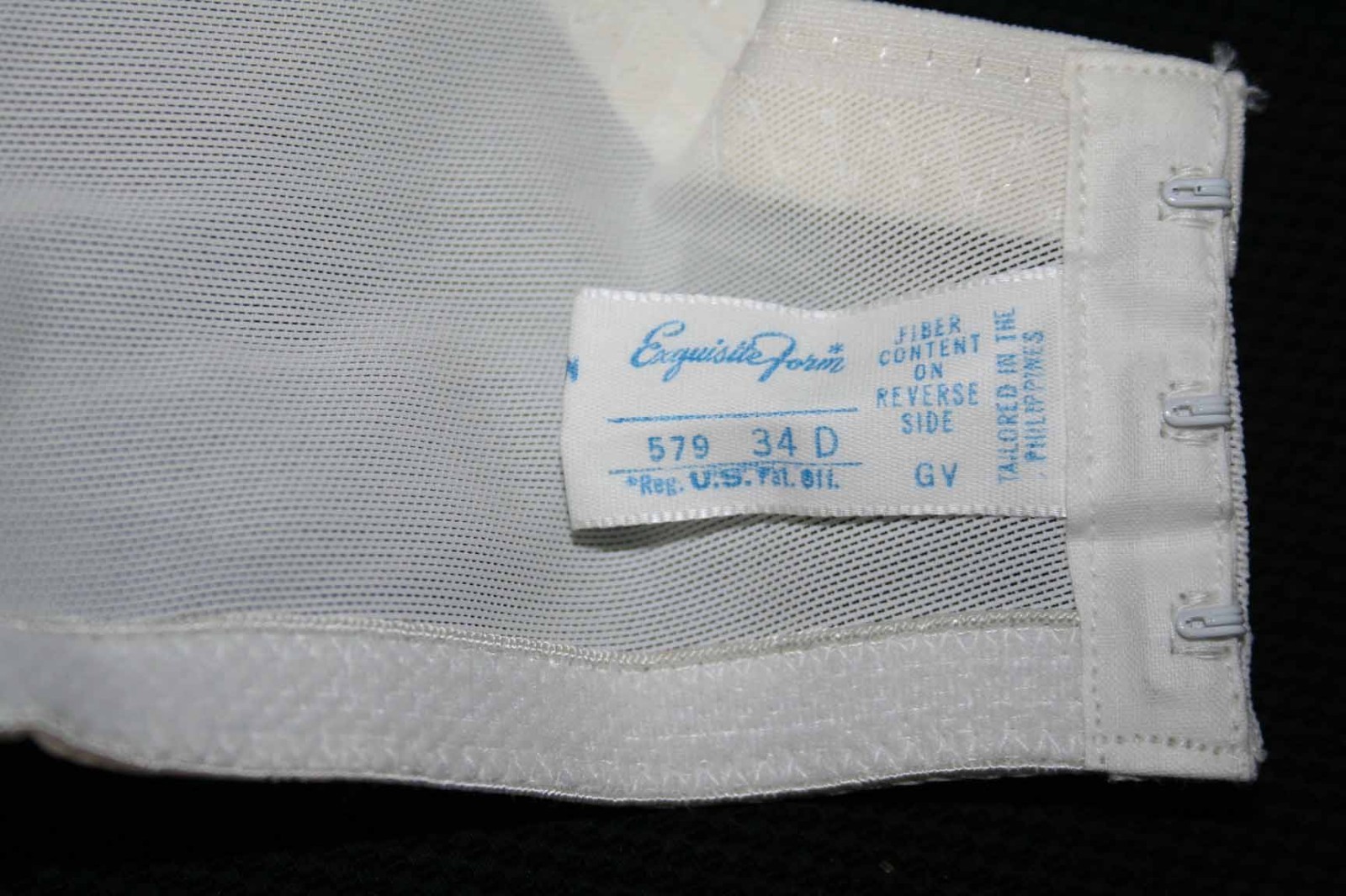 34D VTG 70s NOS Bra Soft Underwire Double Knit Nylon Exquisite Form P579 NIB