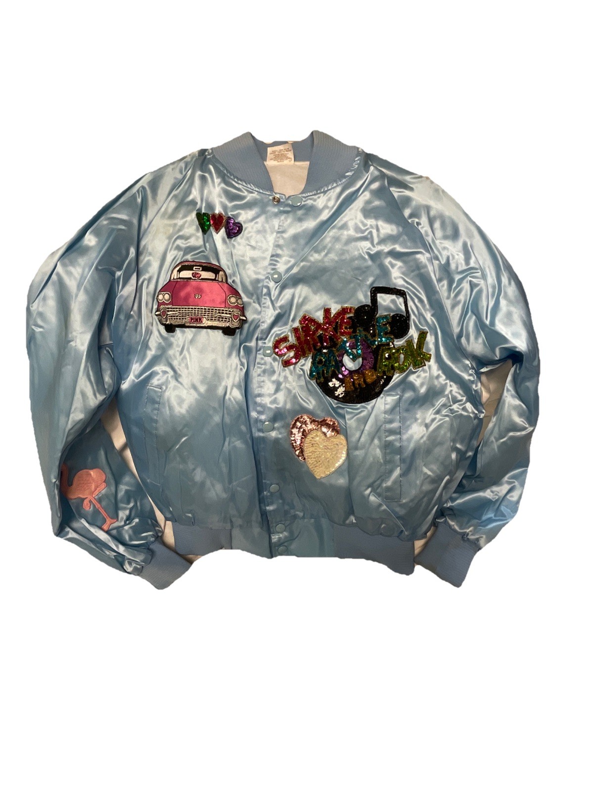 Vintage Auburn Sportswear Women&rsquo;s L Embroidered Bomber Jacket *See Description