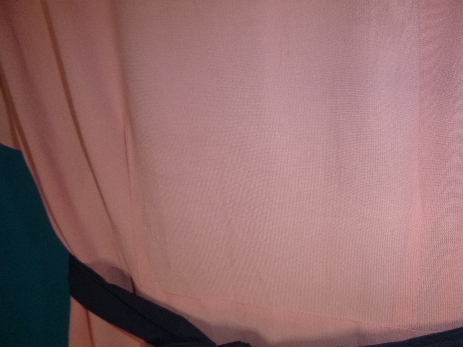 Vtg 1940s Andora New York Peach Rayon Evening Gown VOLUP Sz XL **TLC**