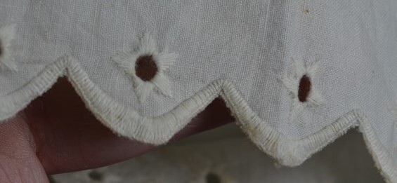 antique bloomers split drawers pantalet long legs waist 24 hand stitched 19th c