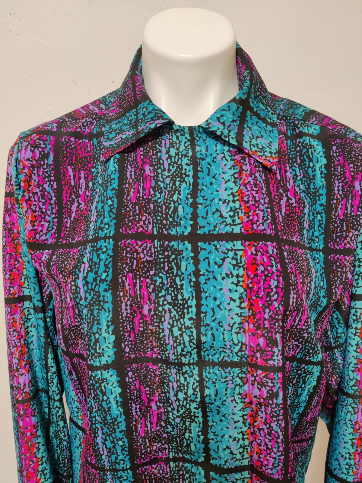 Vintage Designer Givenchy Style Paris New York Ladie&rsquo;s Blouse Size 12 EVC