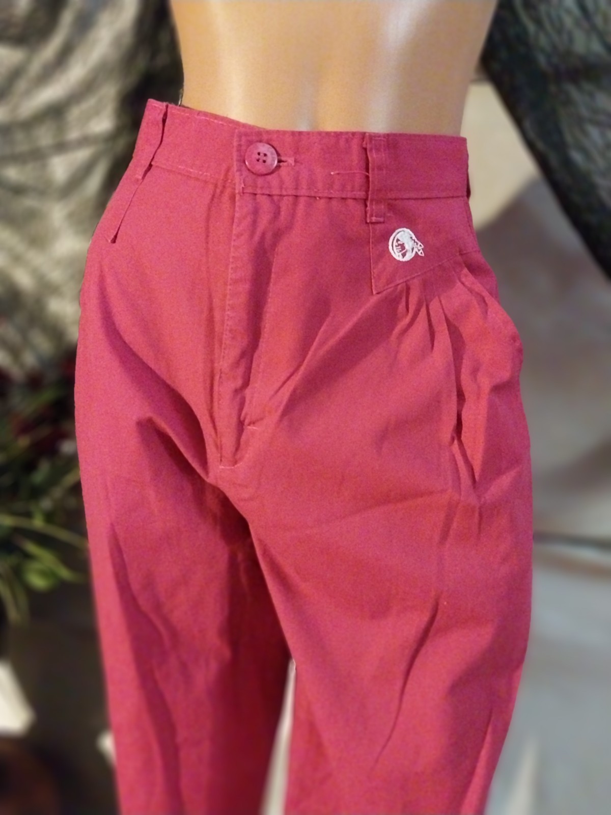VTG CHEROKEE HIGH WAIST PLEATED PANTS Z Cavaricci ESQUE STYLE PINK 9/10